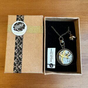 NWT Steampunk Muse Jewelry Designs with Open Winged Bird Over Watch Movement